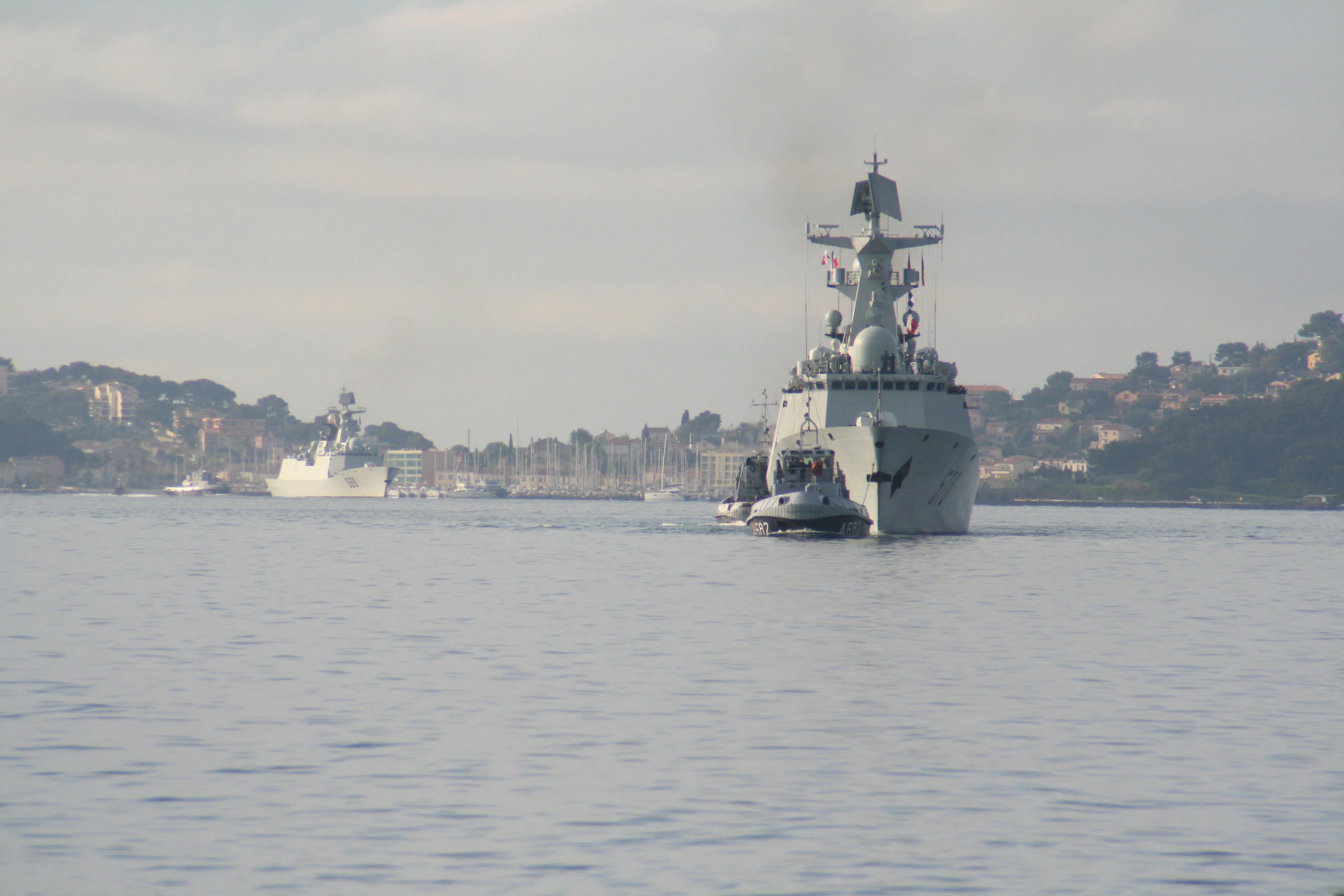 Arrivée à Toulon de la frégate Huangshan