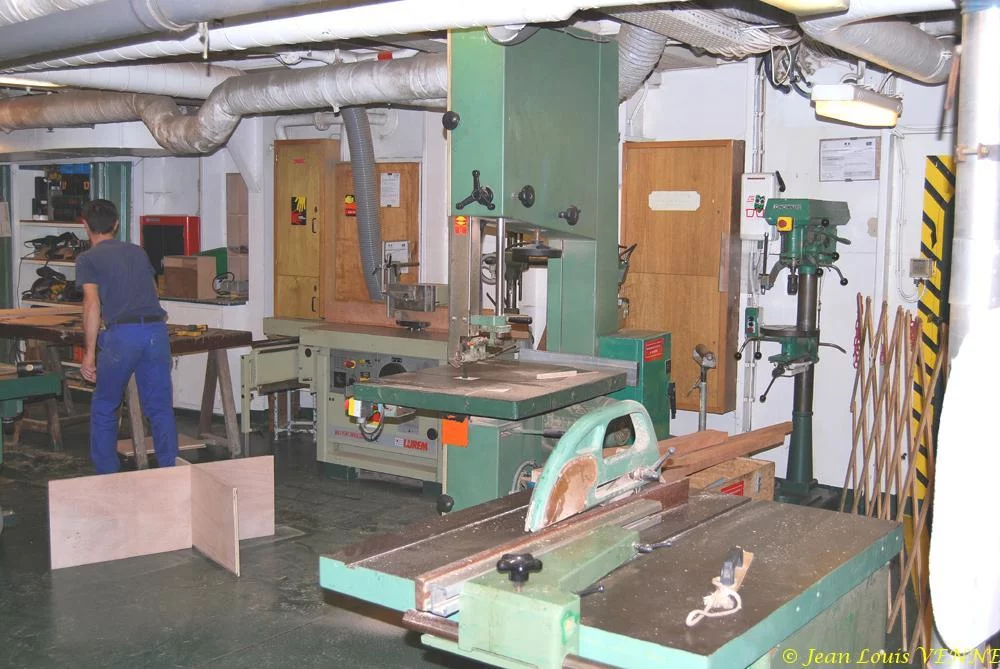 L'atelier charpentage