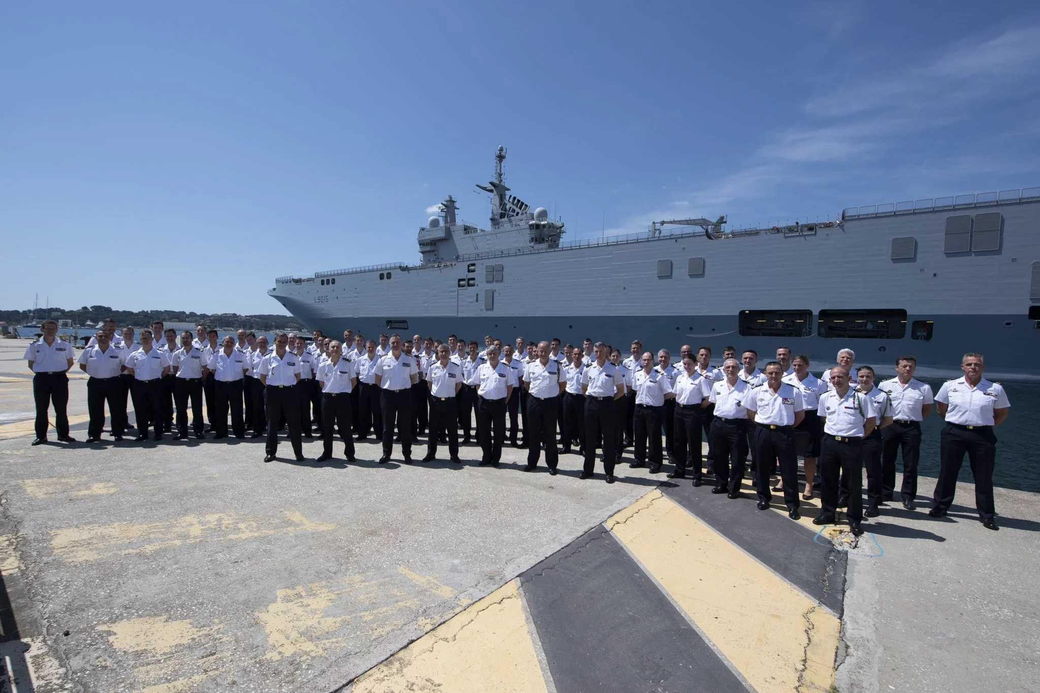 Les participants au stage des futurs commandants
