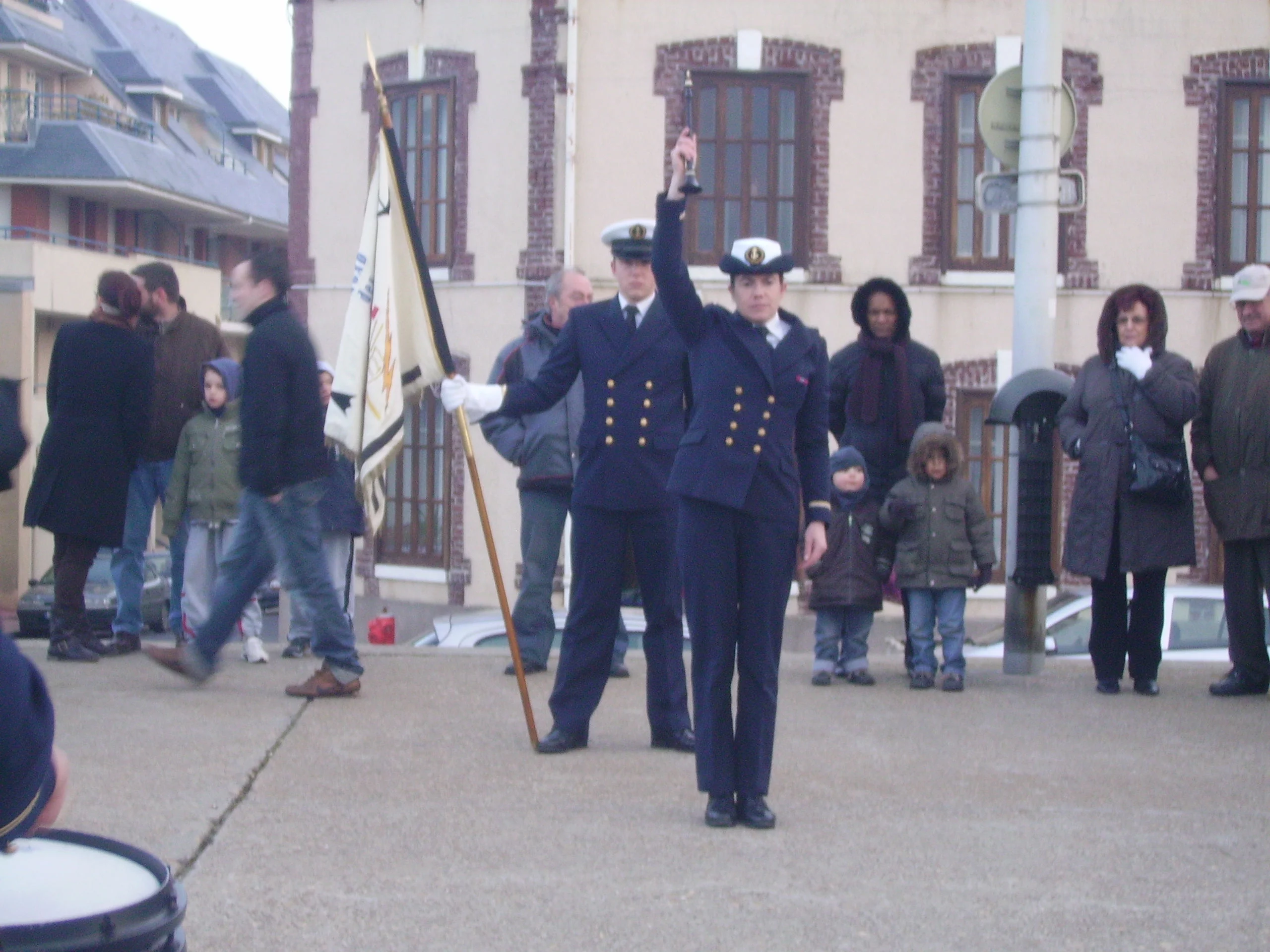 Le bagad de St-Mandrier à Fécamp