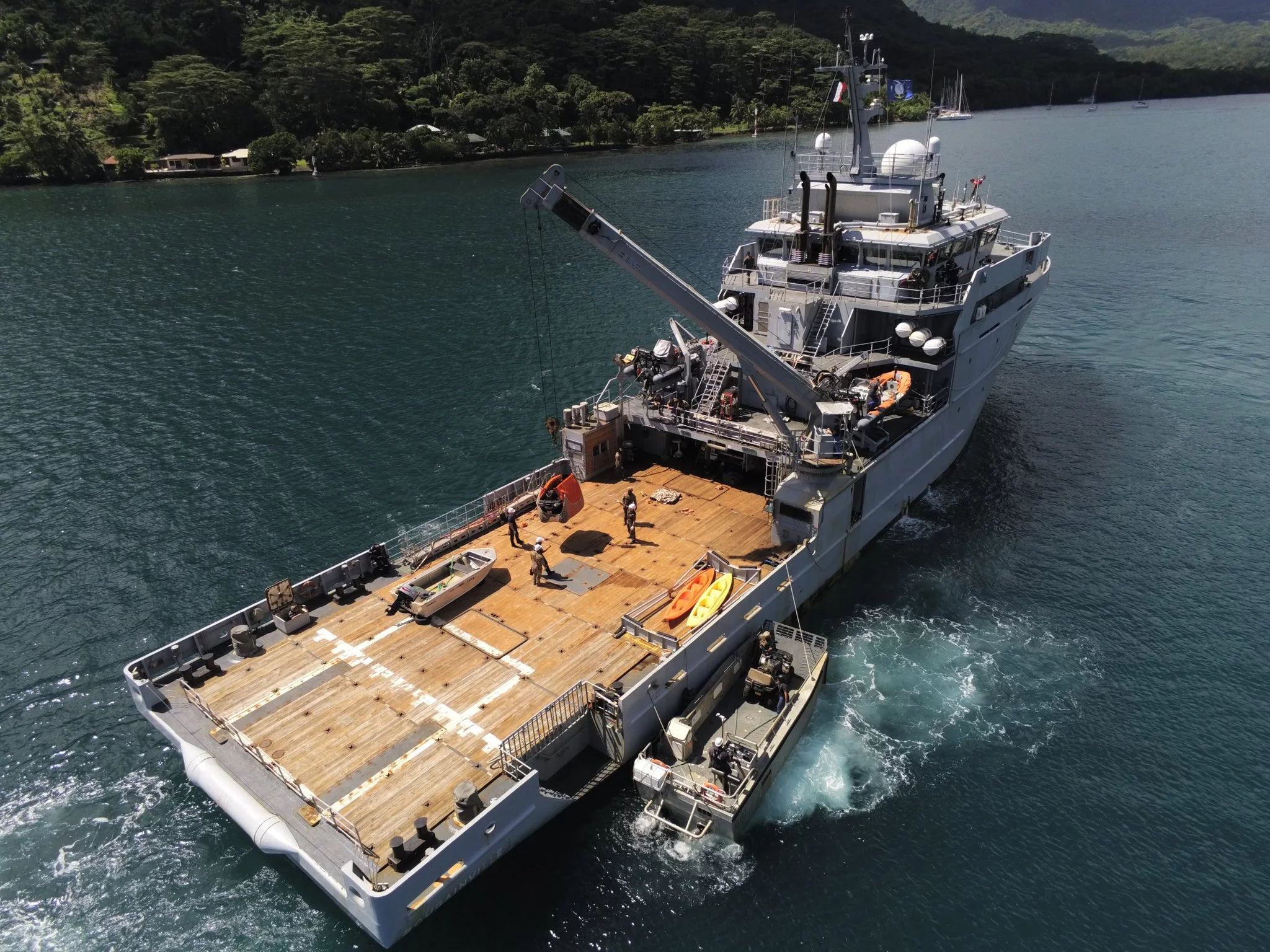 Le bâtiment de soutien et d’assistance outre-mer (BSAOM) Bougainville