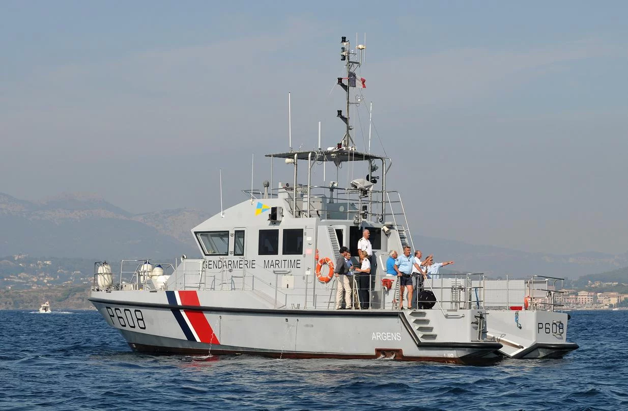 La vedette Argens de la gendarmerie maritime
