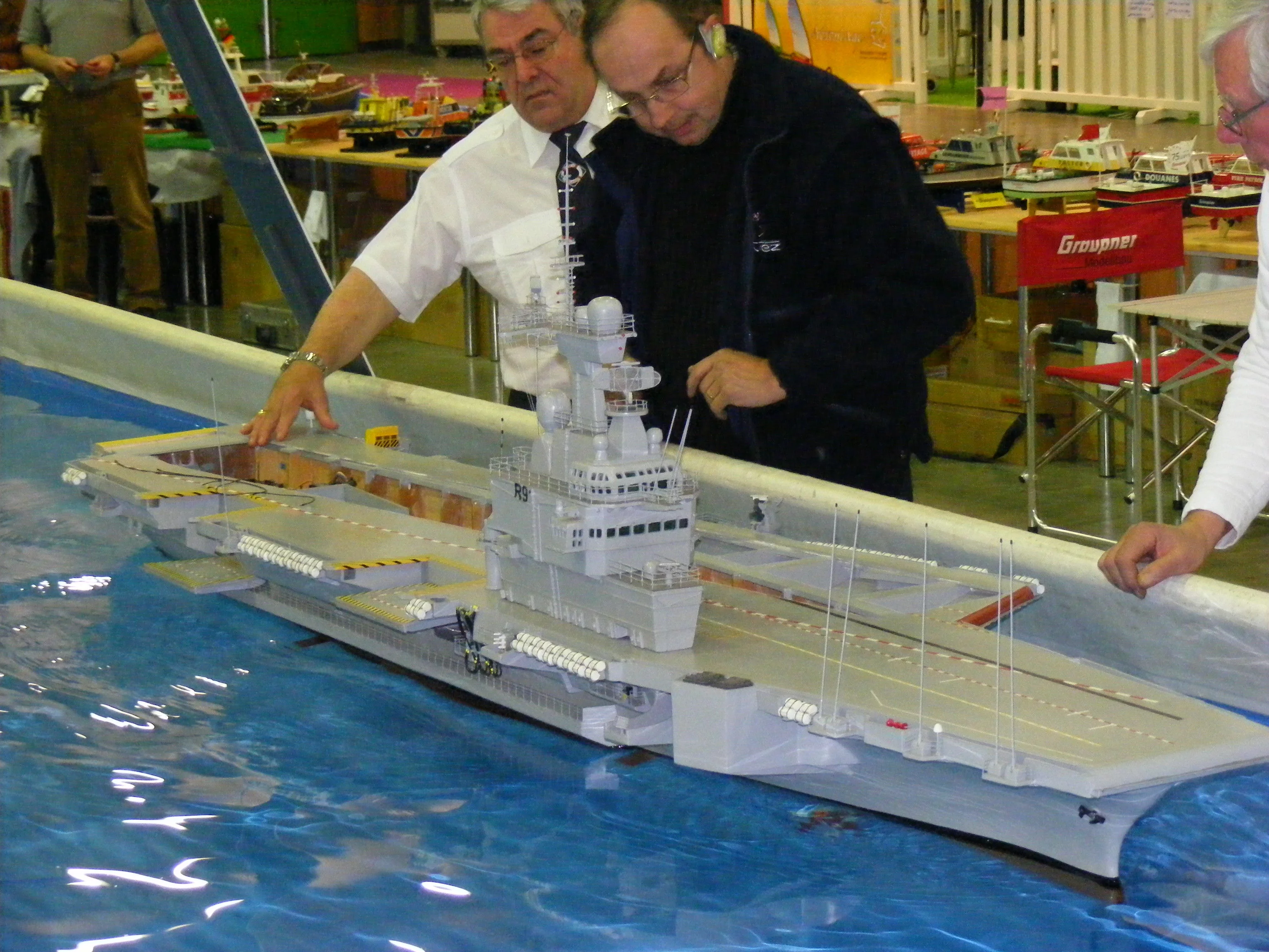 La maquette du Charles de Gaulle