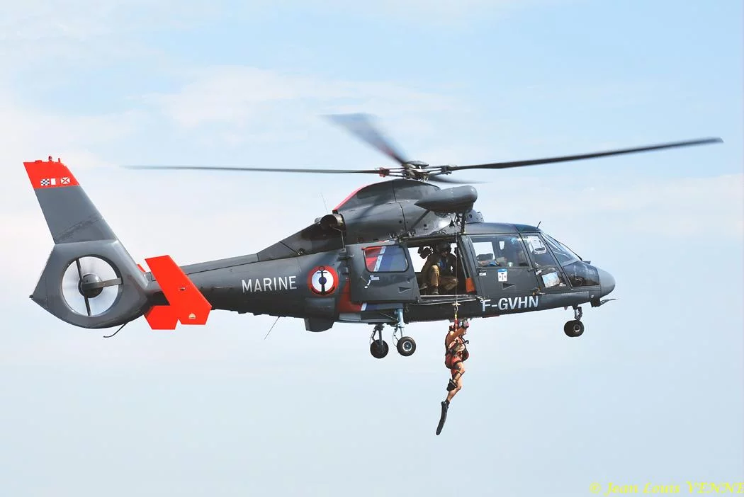 Démonstration d'hélitreuillage