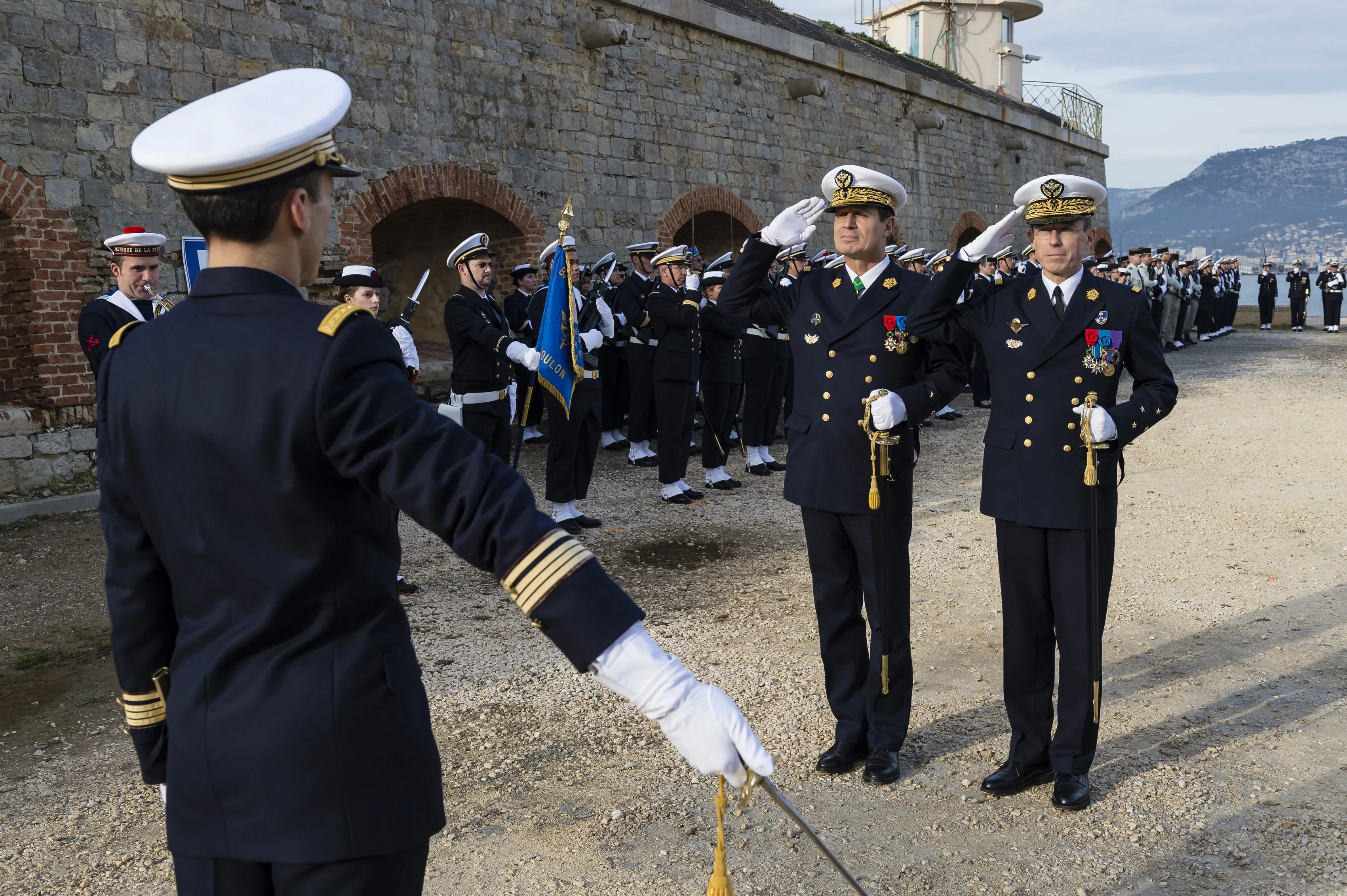 Cérémonie de départ du commissaire général Jacques Bourrier