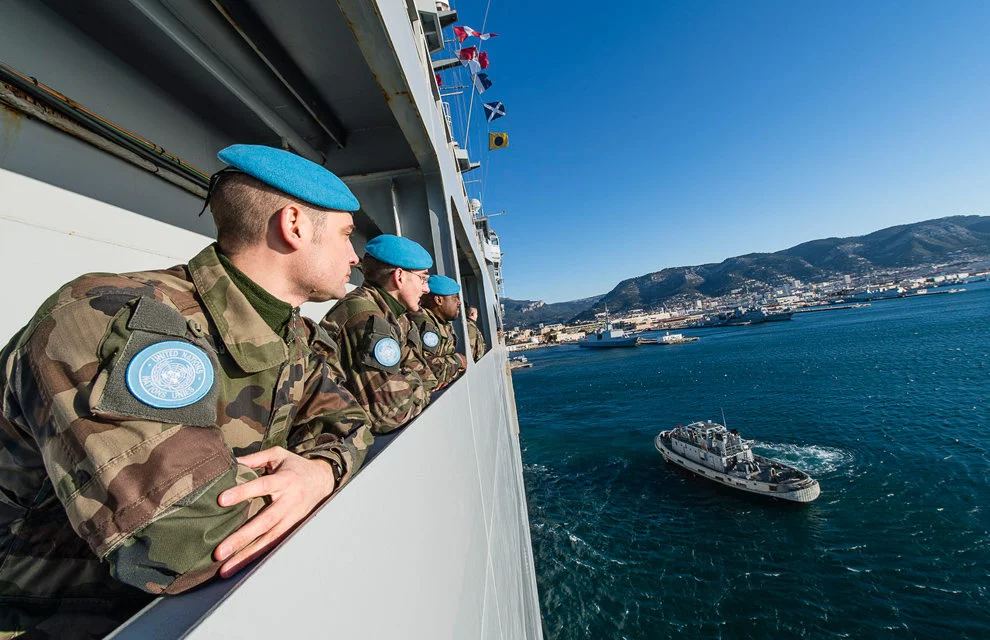 Relève par la mer d’un contingent au Liban
