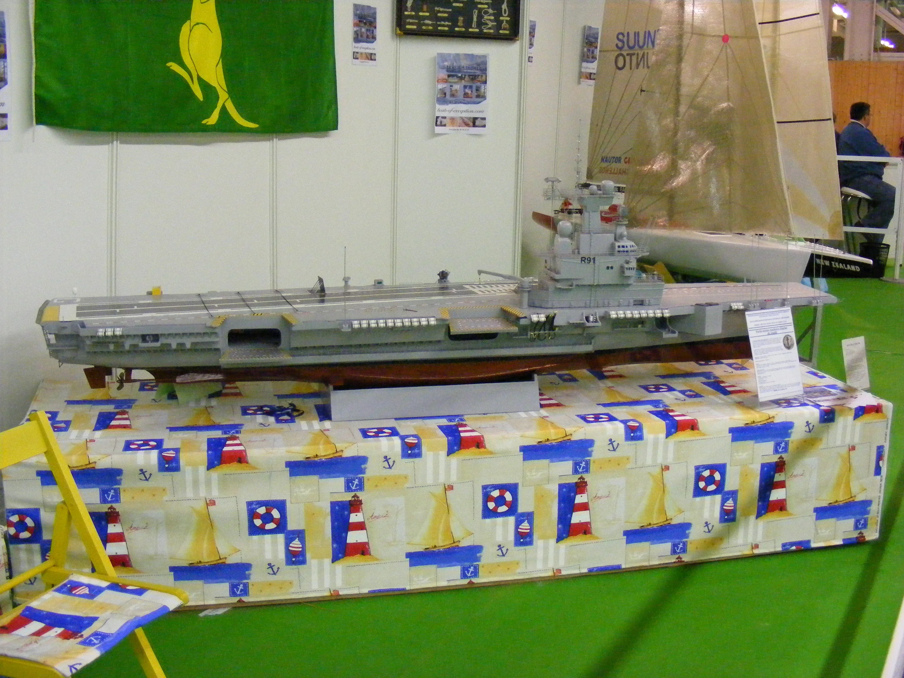 La maquette du Charles de Gaulle