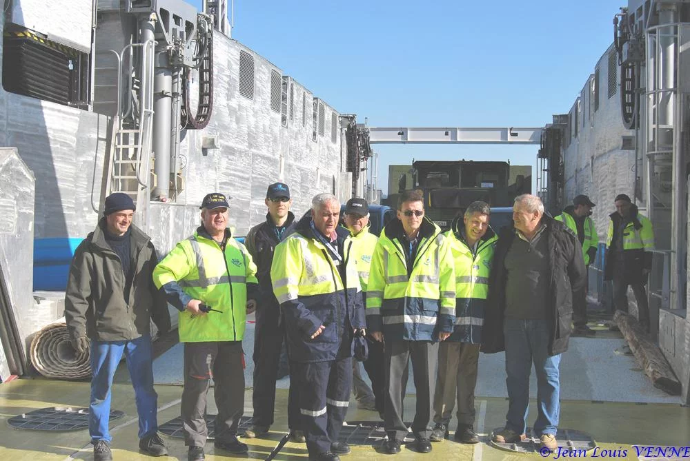 Premier plageage du L-CAT avec matériel roulant