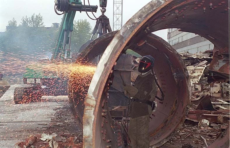 Démantellement d'un sous-marin russe