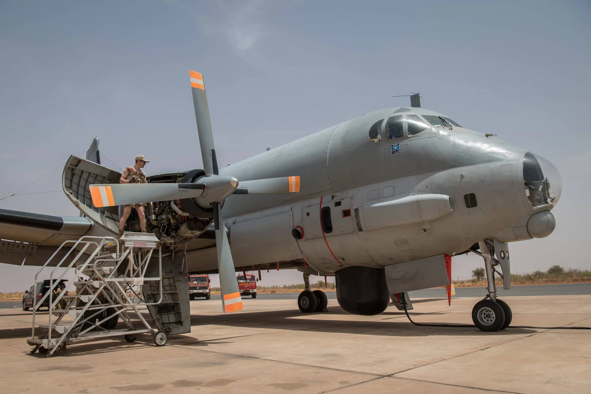 Un avion de patrouille maritime Atlantique 2 participe aux opérations au Sahel