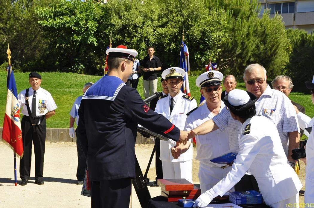 Les stagiaires de la préparation militaire marine de La Seyne-sur-mer reçoivent leur brevet