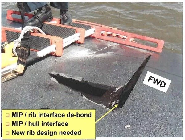 Problèmes de revêtement sur la coque des sous-marins américains de la classe Virginia