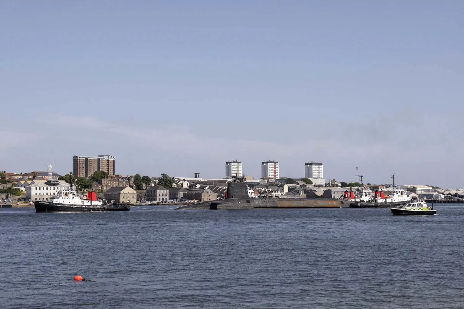 Le sous-marin nucléaire lanceur d'engins britannique HMS Victorious