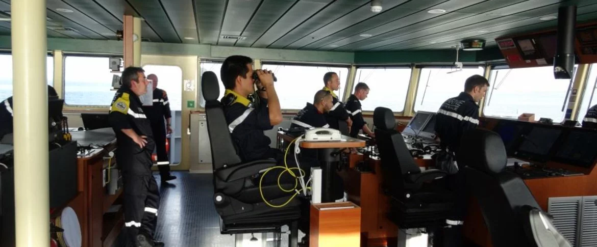 La passerelle du Bougainville