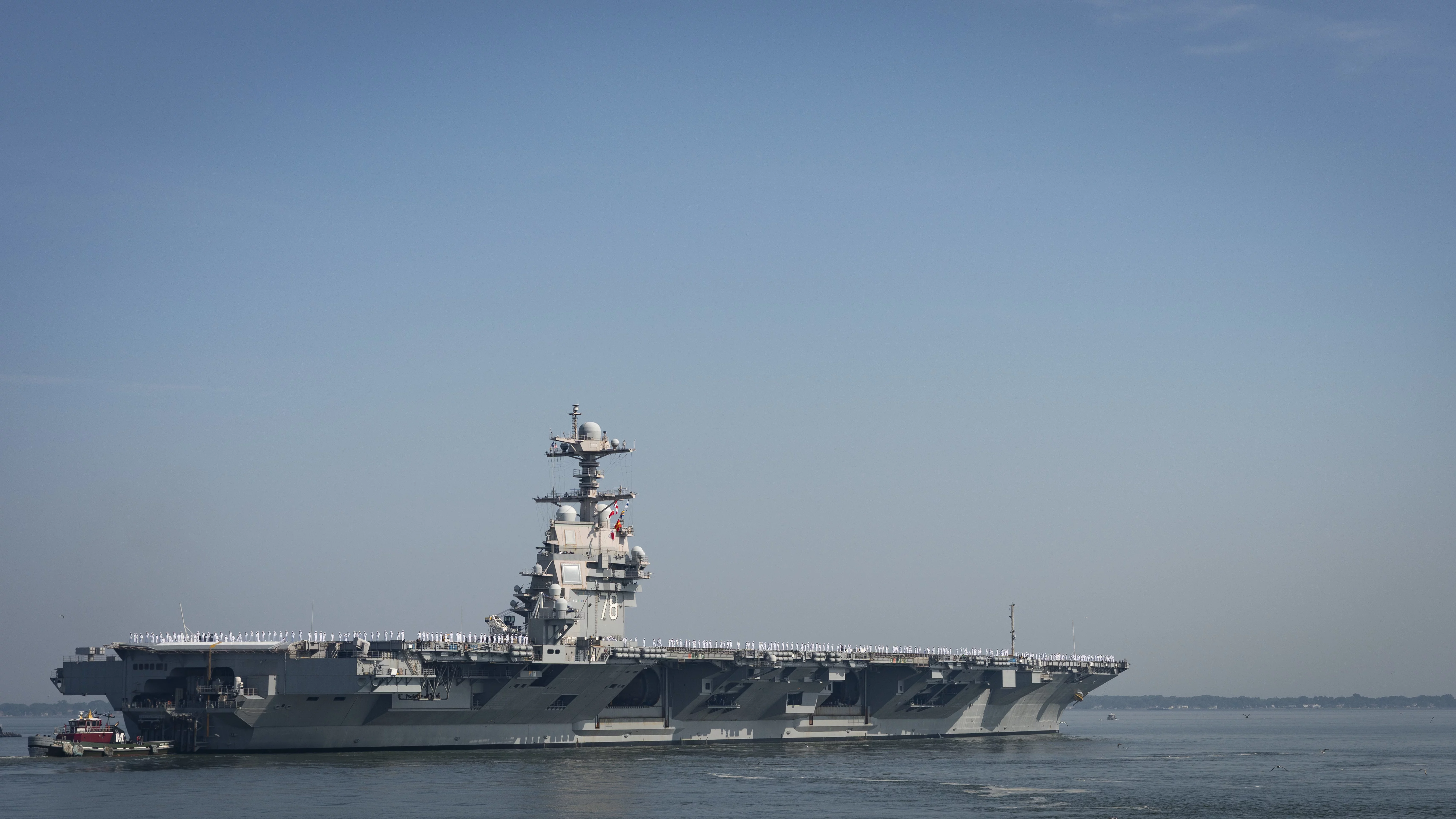 Le porte-avions américain USS Gerald R. Ford