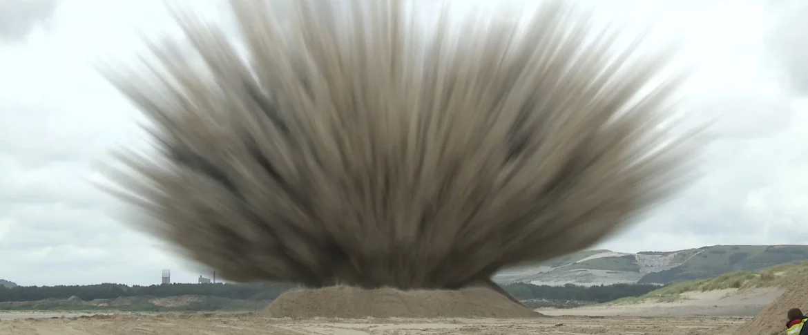 Neutralisation d'un bloc de défense (« pieu de Rommel »)