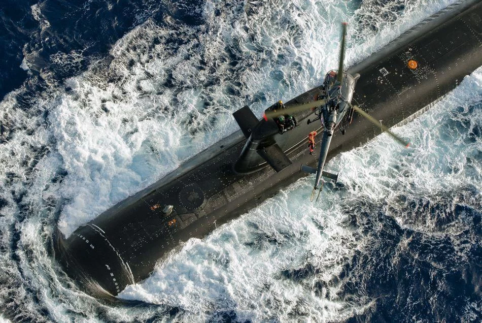 Hélitreuillage d'officiers-élèves