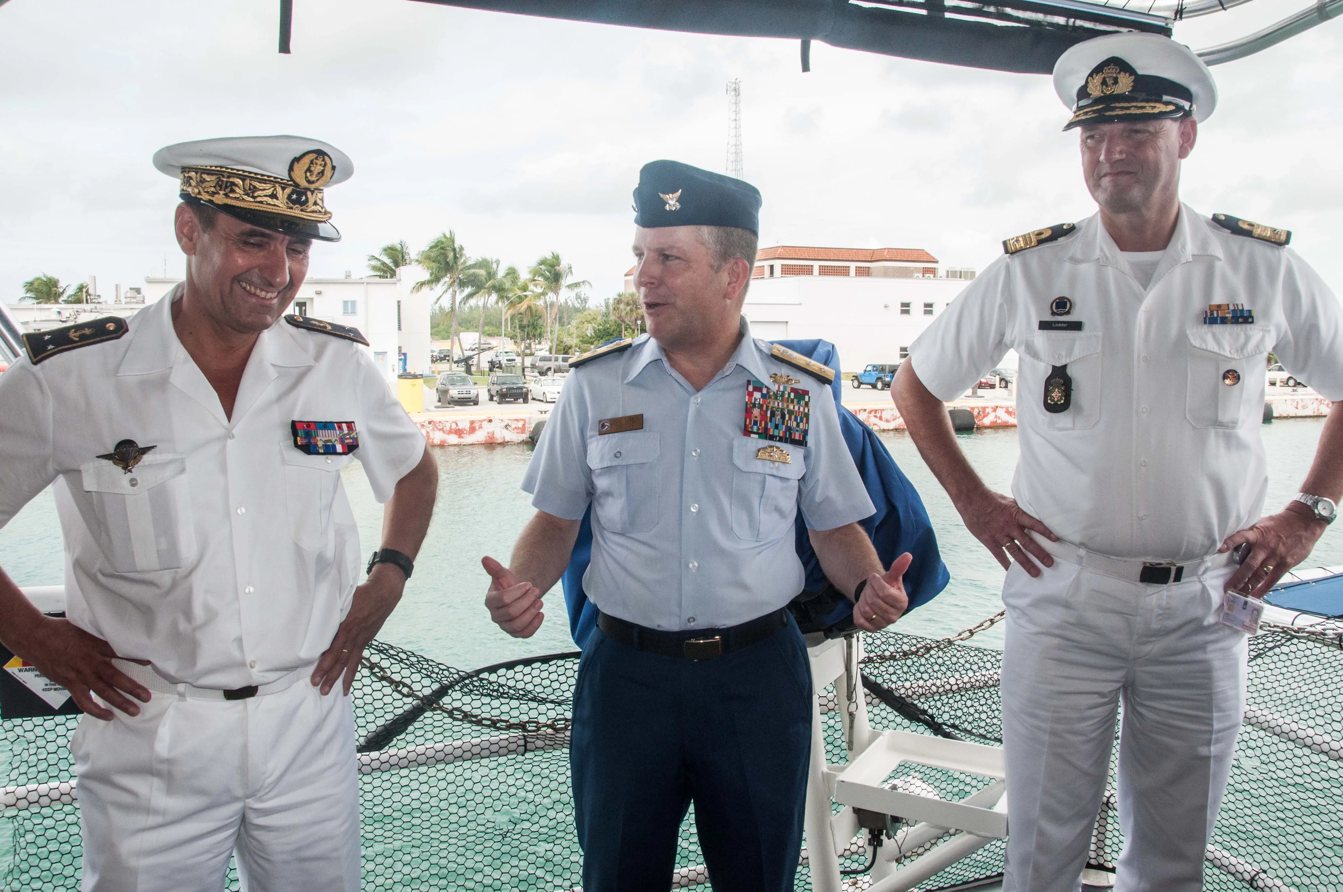 Première rencontre des commandants des 3 task groups permanents des Antilles