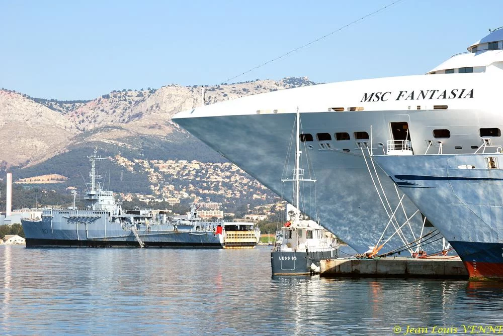 Escale surprise du MSC Fantasia à La Seyne sur Mer