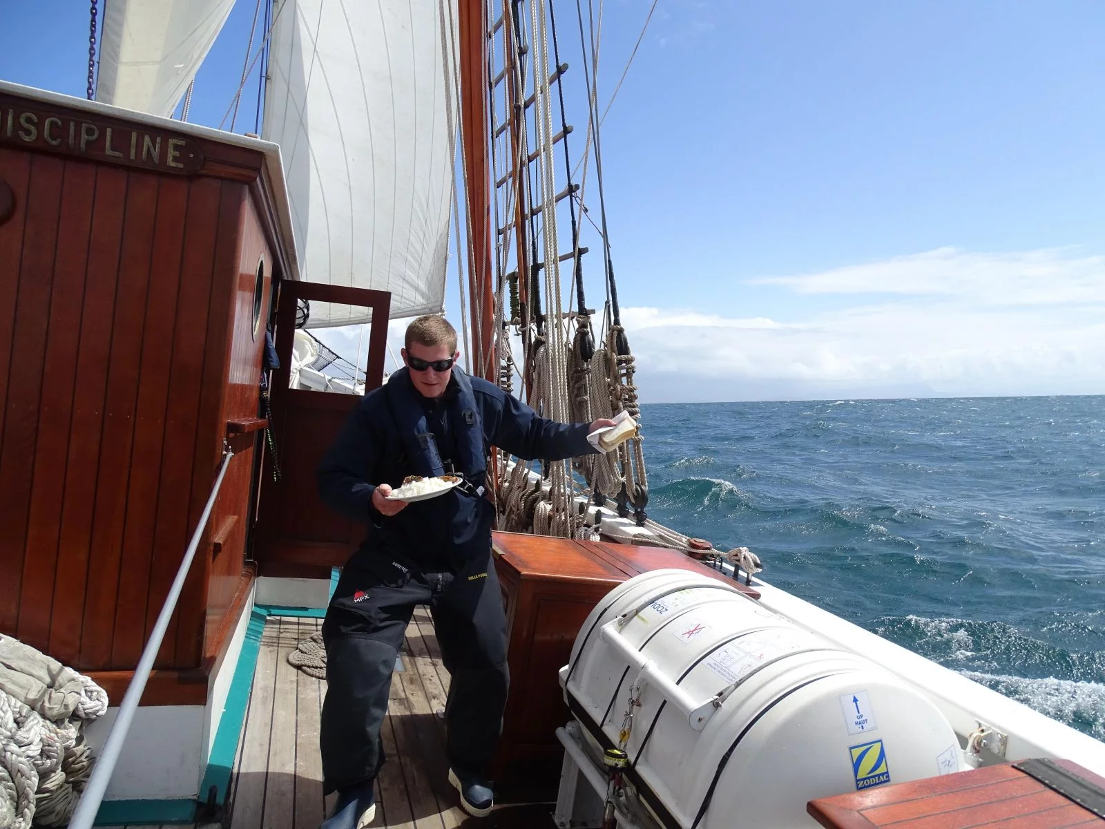 La vie à bord de la Belle-Poule en formule acrobatique