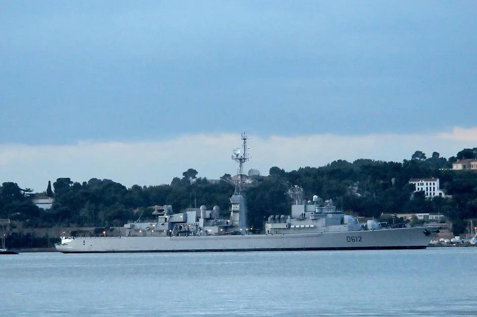 Escale à Toulon de la frégate De Grasse