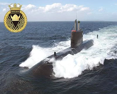 Le NCMS Corner Brook en mer