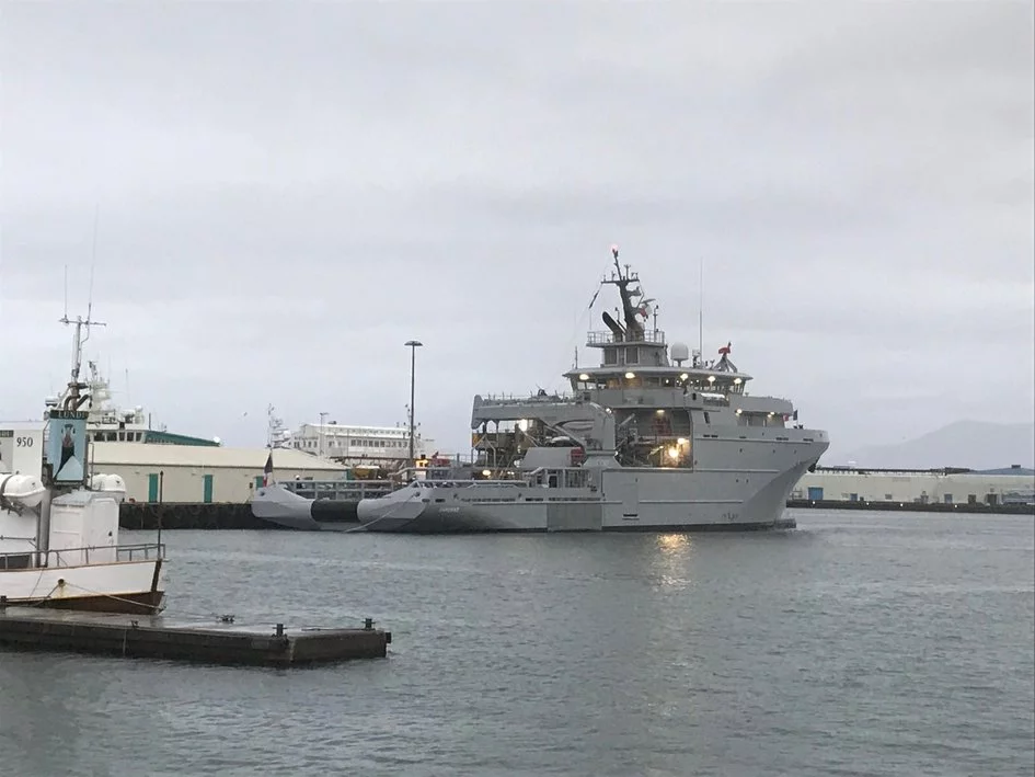 Le BSAM Garonne à Reykjavik (Islande)