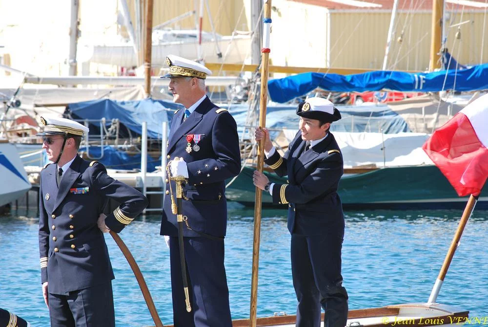 L'amiral Tandonnet sur la baleinière traditionnelle
