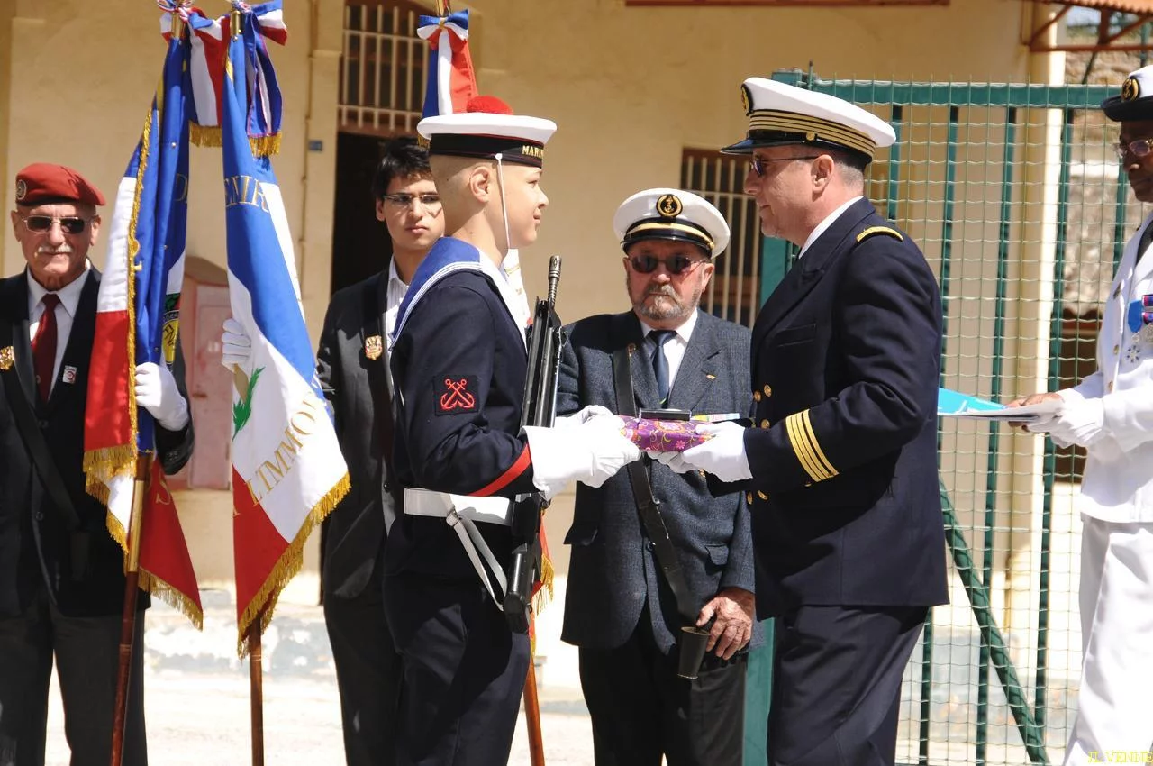 Remise des diplômes aux stagiaires de la Préparation Militaire Marine de LA SEYNE SUR MER