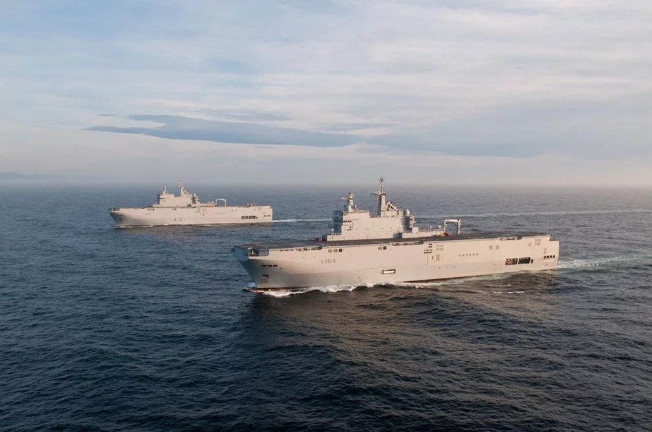 Rencontre en mer des 2 BPC français