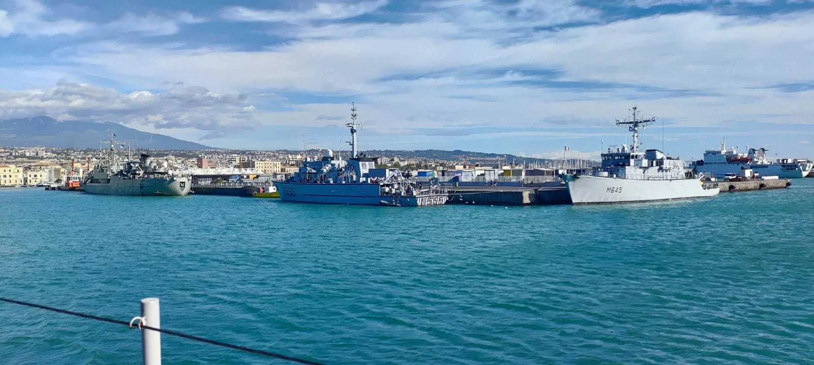 L'Orion en escale avec le SNMCMG2