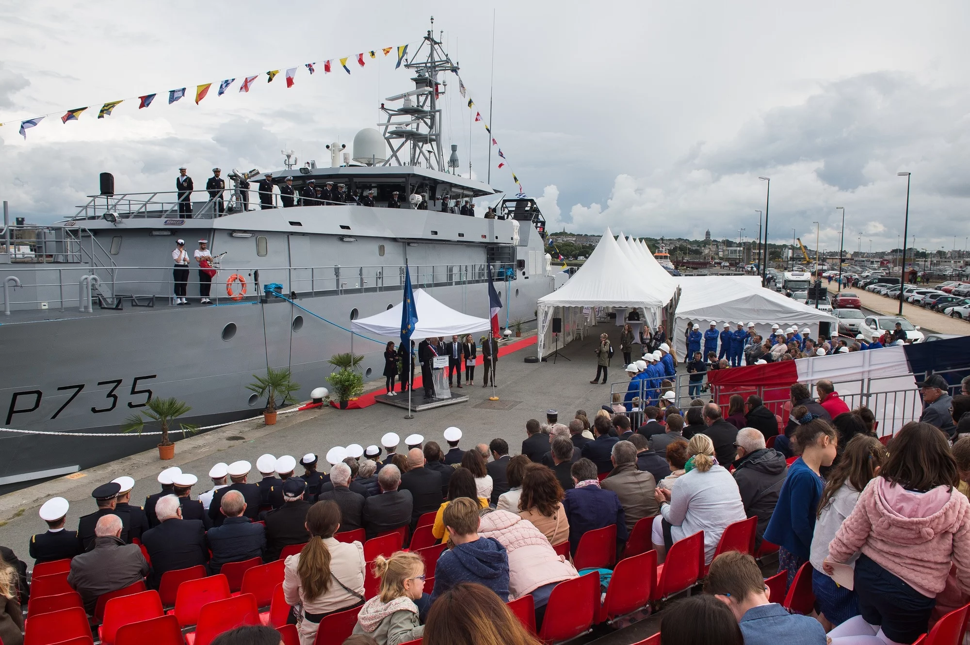 Première prise de commandement pour le patrouilleur Antilles Guyane La Combattante
