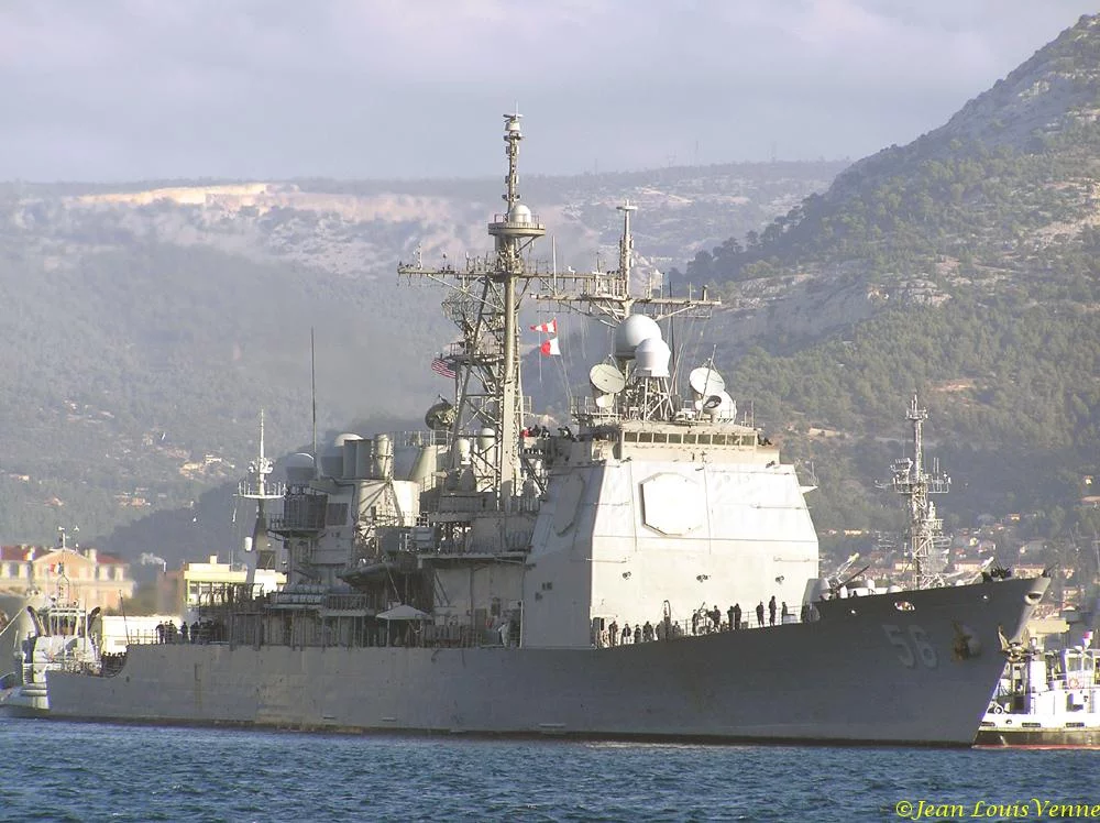 Escale du croiseur USS San Jacinto Ã  Toulon