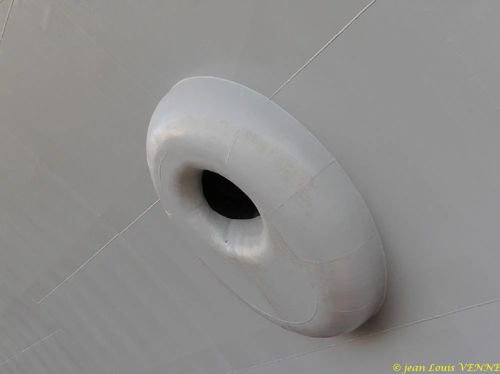 L'écubier du Charles de Gaulle