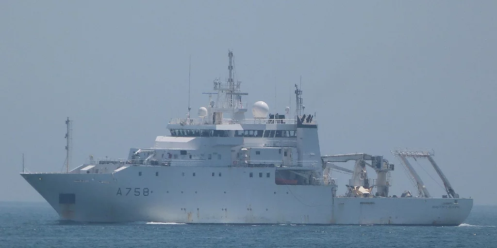 Le bâtiment hydrographique Beauteps-Beaupré