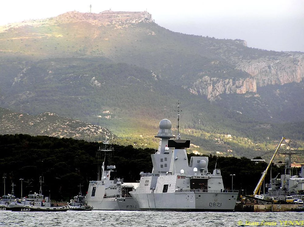 Arrivée à Toulon de la frégate Chevalier Paul