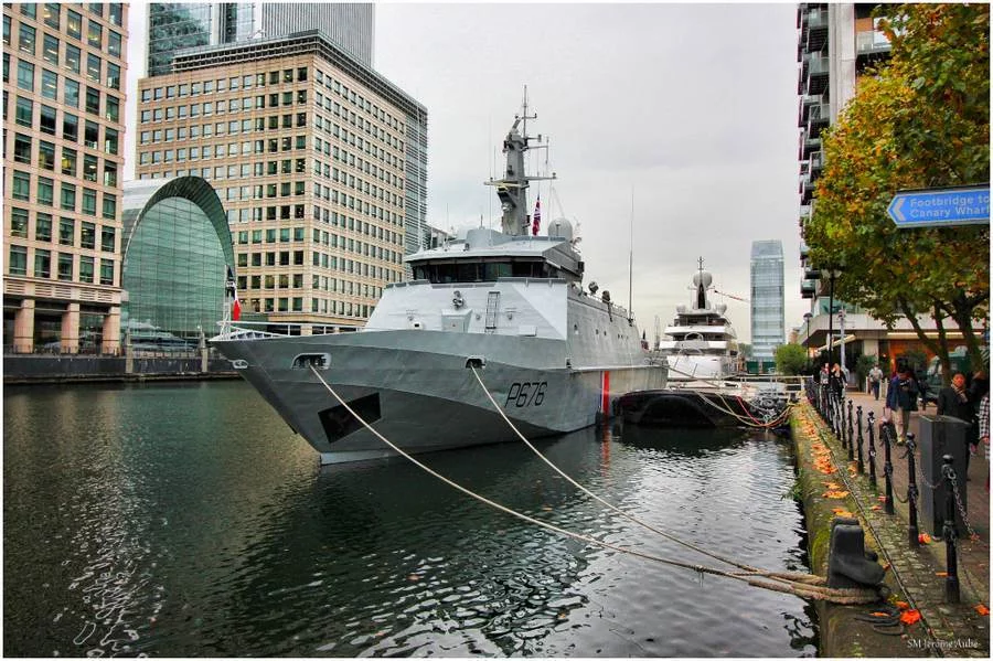 Le patrouilleur Le Flamant en escale à Londres