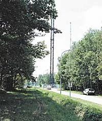 Une des antennes du centre