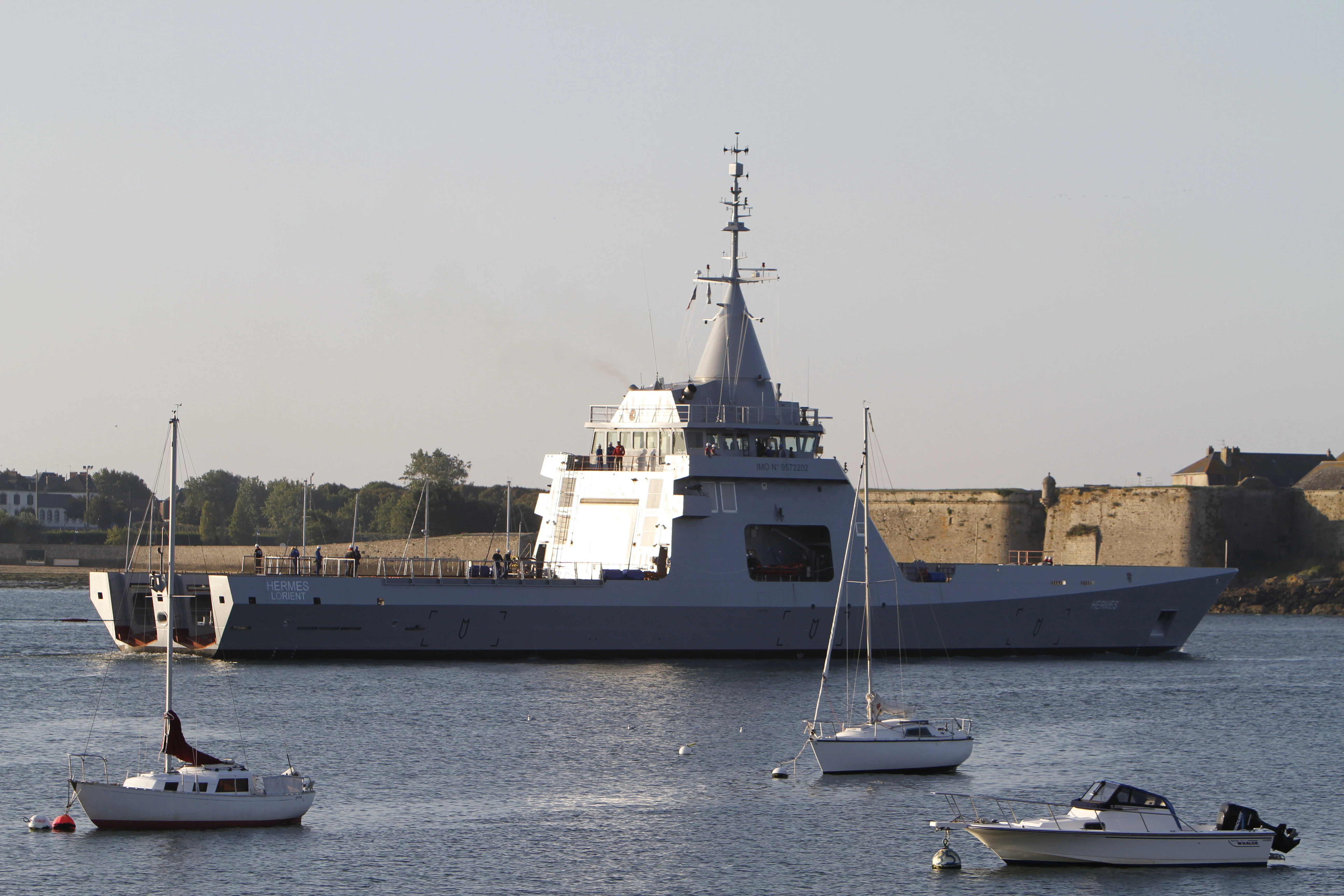 Première sortie à la mer de L’Adroit