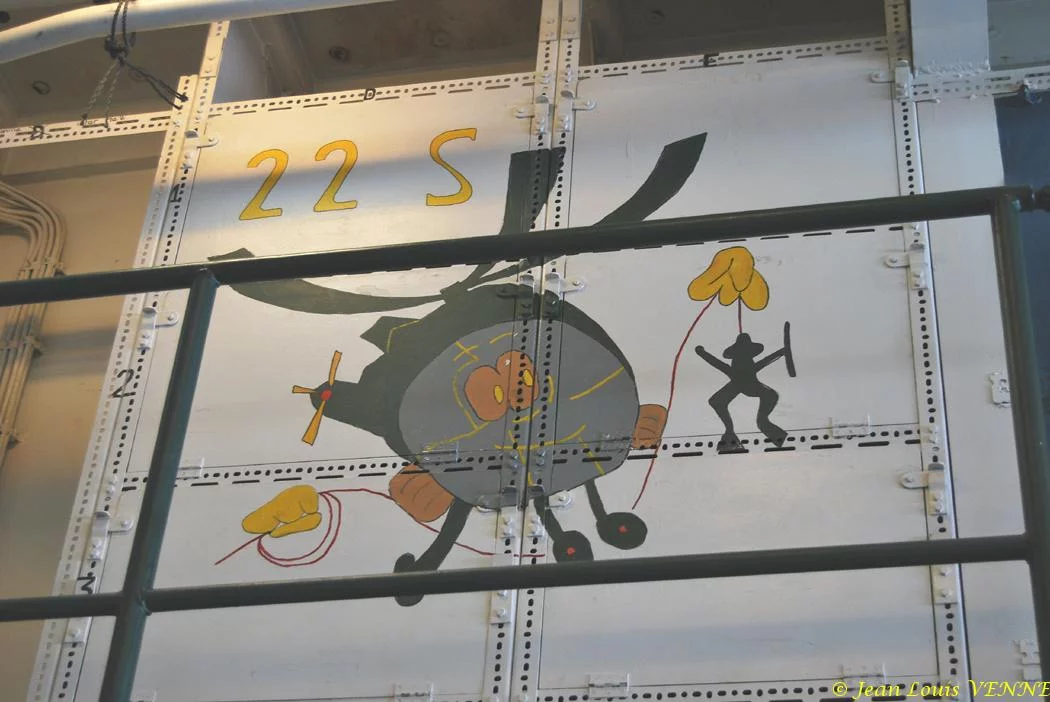 Les insignes du détachement hélico