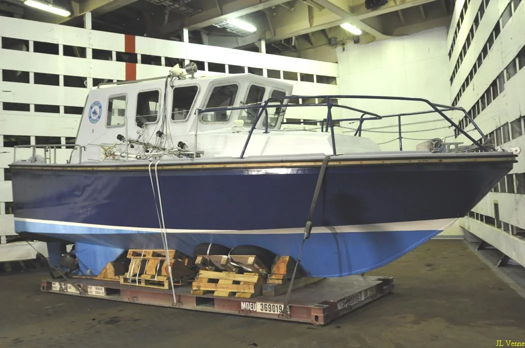 La vedette à bord de l'Eider