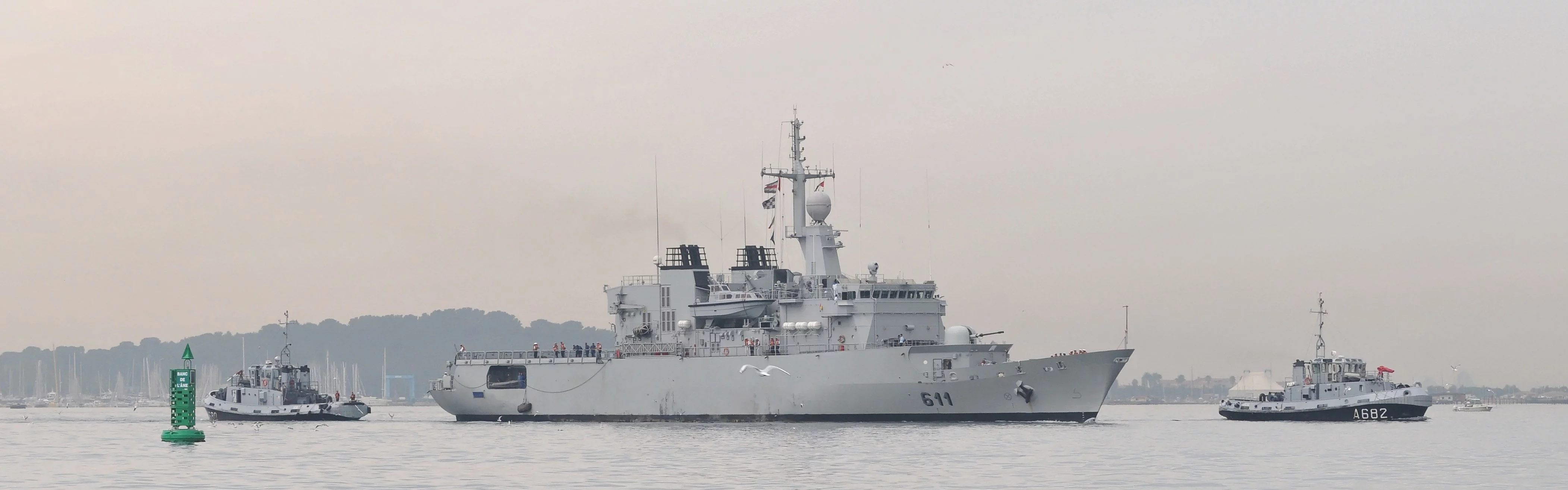 Arrivée à Toulon de la frégate marocaine Mohammed V