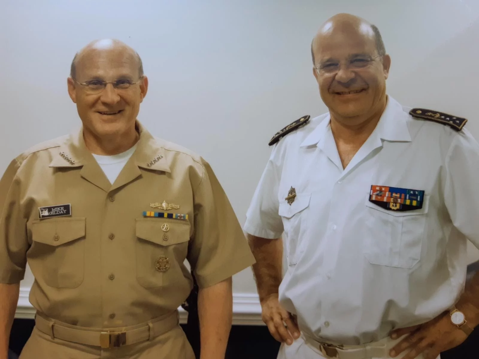 L’amiral Prazuck est le premier dirigeant à rencontrer l’amiral Gilday