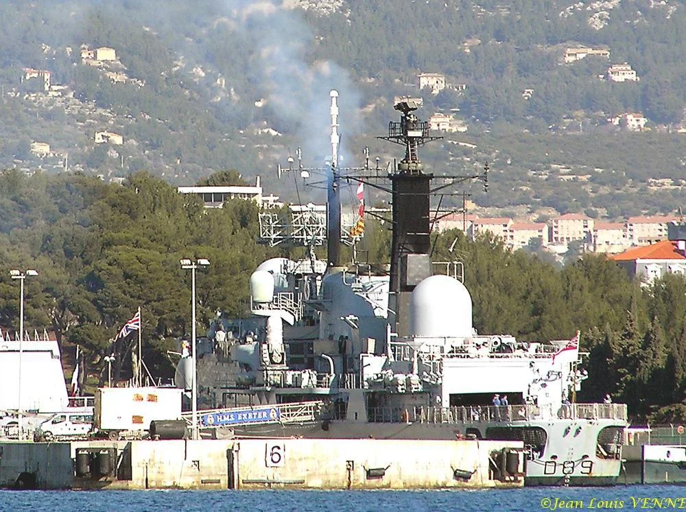 Escale Ã  Toulon du HMS Exeter