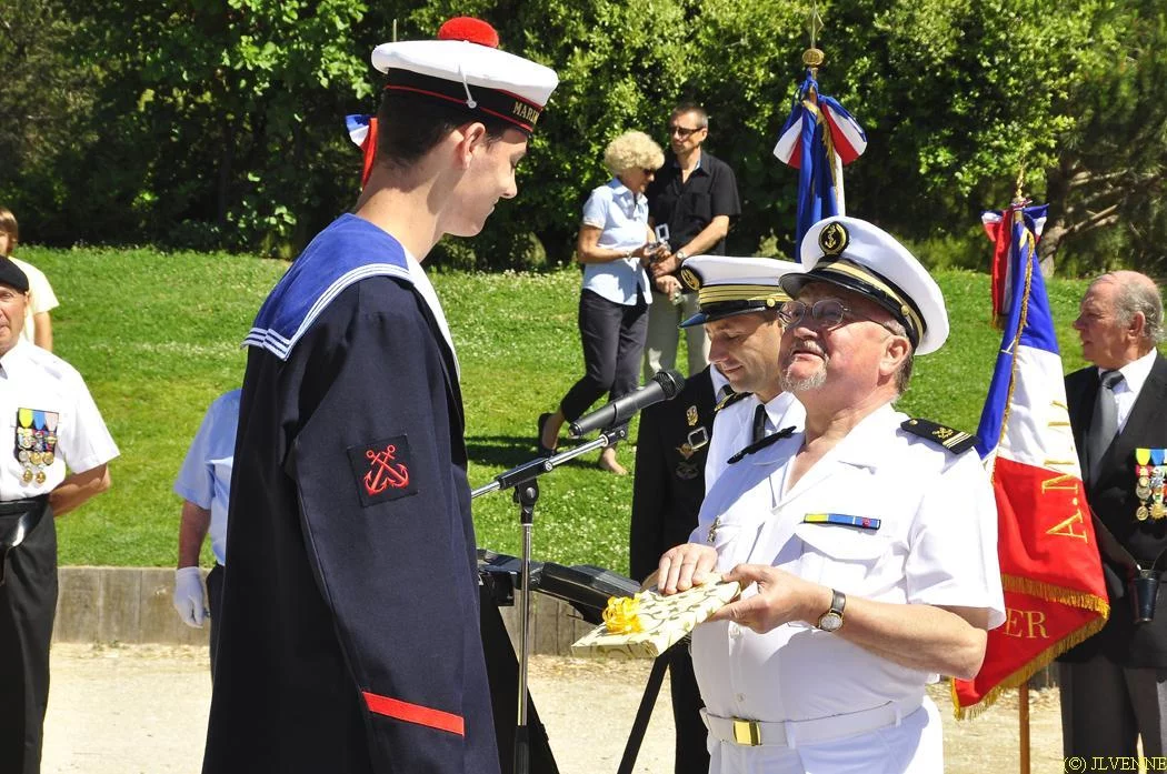 Les stagiaires de la préparation militaire marine de La Seyne-sur-mer reçoivent leur brevet