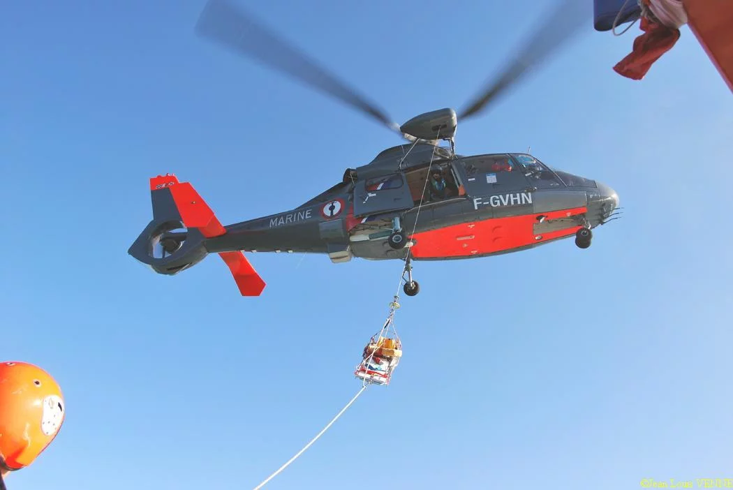 L'hélicoptère Dauphin de service public