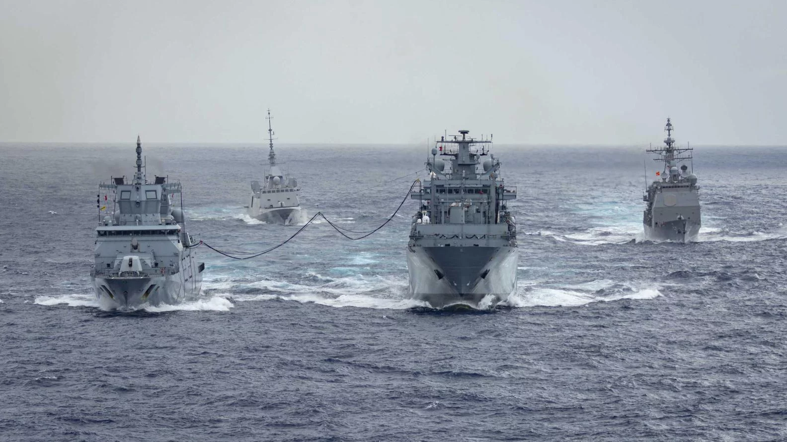 La frégate Bretagne participe à l'exercice RIMPAC