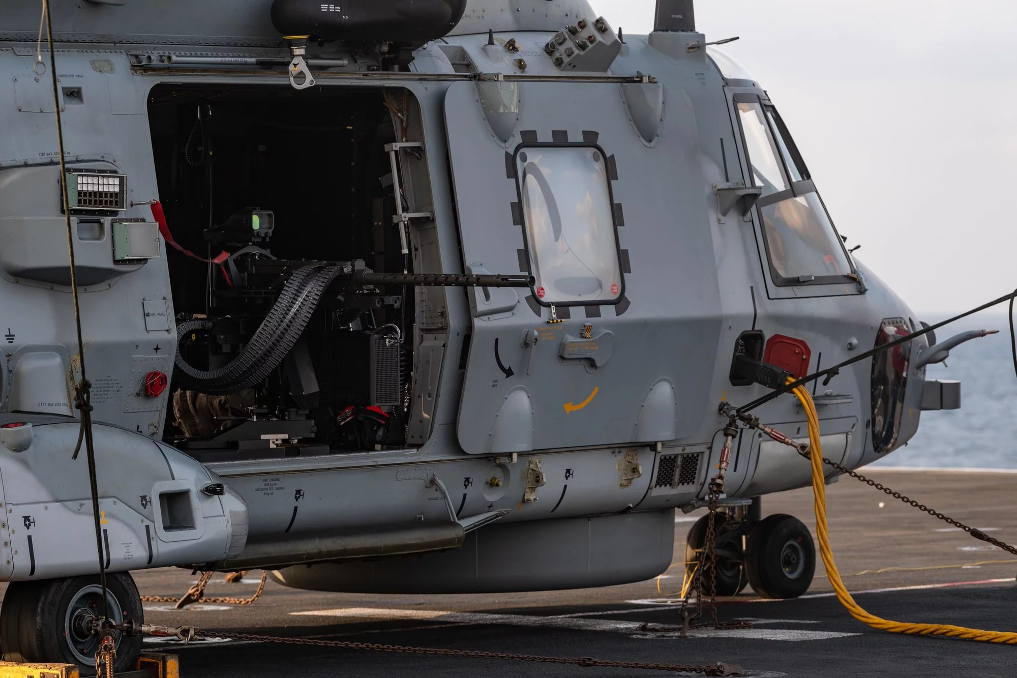 Hélicoptère Caïman marine