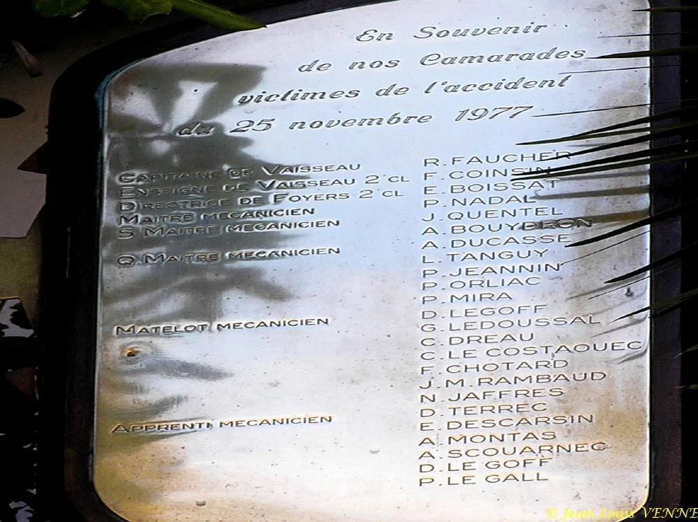 La stèle en mémoire des bagadous disparus