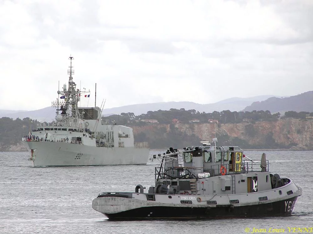 Arrivée à Toulon de la frégate canadienne Ville de Québec